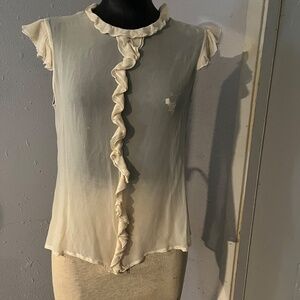Monique Lhuillier  Silk top